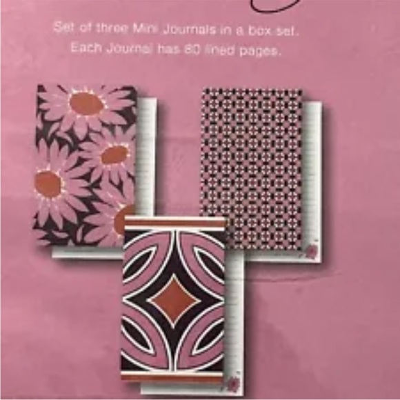 NEW VERA BRADLEY DAY BY DAY MINI JOURNALS 3 IN BOX LOVES ME New in package - Picture 6 of 6